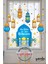 Çift Yön Ramazan Temalı Renkli Cam Duvar Süsü ve Sticker Seti, Çok Renkli, Çocuk Desenli 1