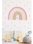 Canlı renkli gökkuşağı ve kalp duvar sticker seti, 50x100cm, dekoratif ve eğlenceli tasarım 1