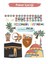 Ramazan Temalı Çok Renkli Kabe ve Cami Yazılı Çocuk Duvar Sticker Seti 2
