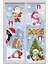 Yılbaşı Sticker 2025 Figürleri Noel Baba ve Geyik ve Kartanesi Pencere Duvar 1