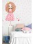 Çocuk Odası Renkli Kız ve Kedi Temalı Duvar Sticker Seti 5+ Parça 3