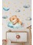 Sevimli Uyuyan Ayıcık Çocuk Odası Duvar Sticker Seti, Renkli ve Eğlenceli Dekorasyon, 5+ Parça 1