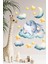 Sevimli Çocuk ve Bebek Odası Duvar Sticker Yapışkanlı Dekoratif Sticker Duvar Kağıdı 1