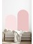 Pembe Bohem 2'li Duvar Stickerları, şık ve modern dekoratif çözüm 1