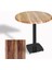 Tokyo Werzalit Yuvarlak Masa 80 cm (Esb) - Indiana Wood 1