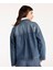 Çift Cep Detaylı Denim Gömlek 4
