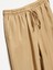 71536 Belden Bağlamalı Dökümlü Pantolon-Açık Camel 3