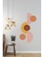 Pastel renkli geometrik duvar sticker, şık ve modern bohem tarz dekorasyon için ideal 2