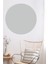 Yumuşak Gri Daire Duvar Sticker, Modern Dekorasyon Aksesuarı, 1 Parça 2
