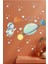 Çocuk odası uzay temalı renkli duvar süsleri ve sticker seti 5+ parça 1