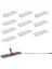 Tablet Palet Nemli Yedek Mop Takımı Seti 10 Ad 60 cm Nemli Mop + Katlanır Aparat + Metal Sap 1