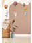 Sevimli çocuk odası duvar sticker seti, tavşanlar, yıldızlar, çok renkli, 5+ parça 1