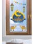 Renkli Ramazan Temalı Dekoratif Cam Sticker, 50x70, Sıcak ve Şık Atmosfer Yaratır 1