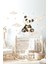 Renkli Panda ve Bulutlar Duvar Stickerleri, Çocuk Odası Dekoru, 5+ Parça 1