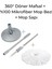 Trio Spin Mop Set Temizlik Seti Tüm Spin Moplarla Uyumlu Başlık Sopa Mop Bezi 2