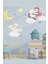 Renkli bebek ve hayvanlar temalı duvar sticker seti, neşe dolu dekorasyon! 1