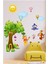 Renkli çocuk odası duvar stickerları, Winnie The Pooh ve arkadaşları, 5+ parça 1