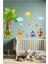Renkli çocuk odası duvar stickerları, Winnie The Pooh ve arkadaşları, 5+ parça 2