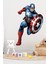 Renkli Avengers Kaptan Amerika Duvar Sticker 45x70 cm, odanıza şıklık ve eğlence katın 1