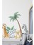 Renkli ve Eğlenceli Çocuk Odası Safari Temalı Duvar Stickerı 1