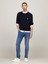 Erkek Marka Logolu Slim Fit Şık Görünüşlü Klasik 5 Cepli Günlük Kullanıma Uygun Açık Mavi Denim Jeans MW0MW33963-1A9 2