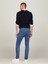 Erkek Marka Logolu Slim Fit Şık Görünüşlü Klasik 5 Cepli Günlük Kullanıma Uygun Açık Mavi Denim Jeans MW0MW33963-1A9 3