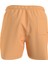 Erkek Marka Logolu Çabuk Kuruyan Polysterli Plaj ve Deniz Kullanıma Uygun Turuncu Deniz Şortu KM0KM01004-SAN 5