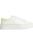 Kadın Calvin Klein Logolu Platform Topuklu Rahat Tabanlı Gündelik Kullanıma Uygun Beyaz Sneaker HW0HW01911-0K6 2