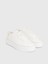 Kadın Calvin Klein Logolu Platform Topuklu Rahat Tabanlı Gündelik Kullanıma Uygun Beyaz Sneaker HW0HW01911-0K6 3