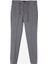 Bağlamalı Bel Normal Paça Gri Melanj Erkek Chino Pantolon F4WM-PNT 2732 1