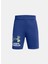 Normal Bel Standart Mavi Erkek Şort 1383333-432-UA Tech Logo Shorts 1