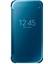 Clear View Case Samsung Galaxy S6 Için, Mavi 1