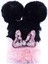 Q6 Uyumlu Kelebek Desenli Tüylü Yumuşak Peluş Kılıf (Pembe) 1