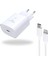 Watt Hızlı Şarj Seti, Type-C Adaptör ve Type C & Lightning Şarj Kablosu, Type-C To Lightning Kablo, iPhone Uyumlu 1