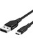 Nylon USB Type C 3.0 Hızlı Şarj USB Şarj Kablosu 1metre Siyah 1
