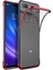 Xiaomi Mi 8 Lite Kılıf Skyfall Transparent Clear Kırmızı 1