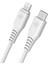 Omars Type-C iPhone Lightning Hızlı Şarj Kablosu Beyaz 1.2 Metre 1