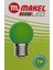 LED Gece Lambası, 1 W, E27 Duy, Yeşil 1