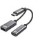 Metal Type-C 60 Watt Hızlı Şarj Kablosu Otg Pd Şarj 2 In 1 Klavye Mouse Çoğaltıcı Adaptör 1