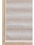 Stripe Krem Kilim Kaymaz Taban Salon Oturma Odası Antre Halısı 33014A 4