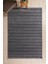 Stripe Antrasit Kilim Kaymaz Taban Salon Oturma Odası Antre Halısı 33010A 1