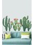 Renkli Kaktüs Duvar Sticker, şık ve eğlenceli dekor, çocuk odası için ideal. 2