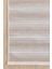 Stripe Krem Kilim Kaymaz Taban Salon Oturma Odası Antre Halısı 33014A 4