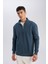 Comfort Regular Fit Rahat Kalıp Dik Yaka Fermuarlı Kalın Basic Düz Sweatshirt X7405AZ24AU 3