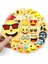 Renkli 50 adet emojili PVC sticker süs, çeşitli tasarımlar, eğlenceli ve kaliteli seçenekler 4