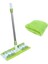 Çok amaçlı teleskopik saplı ve yedek bezli temizlik mop seti, pratik kullanım sağlar. 2