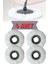 Proff %100 Mikrofiber Yedek Spin Mop Bezi 4'lü 1