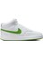 Court Vision Mid Sneaker Bilekli Günlük Beyaz Yeşil Swoosh Spor Ayakkabı 1
