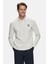 Maxwell Bej Polo Yaka Baskılı Standard Fit Erkek Sweatshirt 1