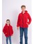 Unisex Kız Erkek Genç Çocuk Welsoft Peluş Kapüşonlu Cepli Ceket 1